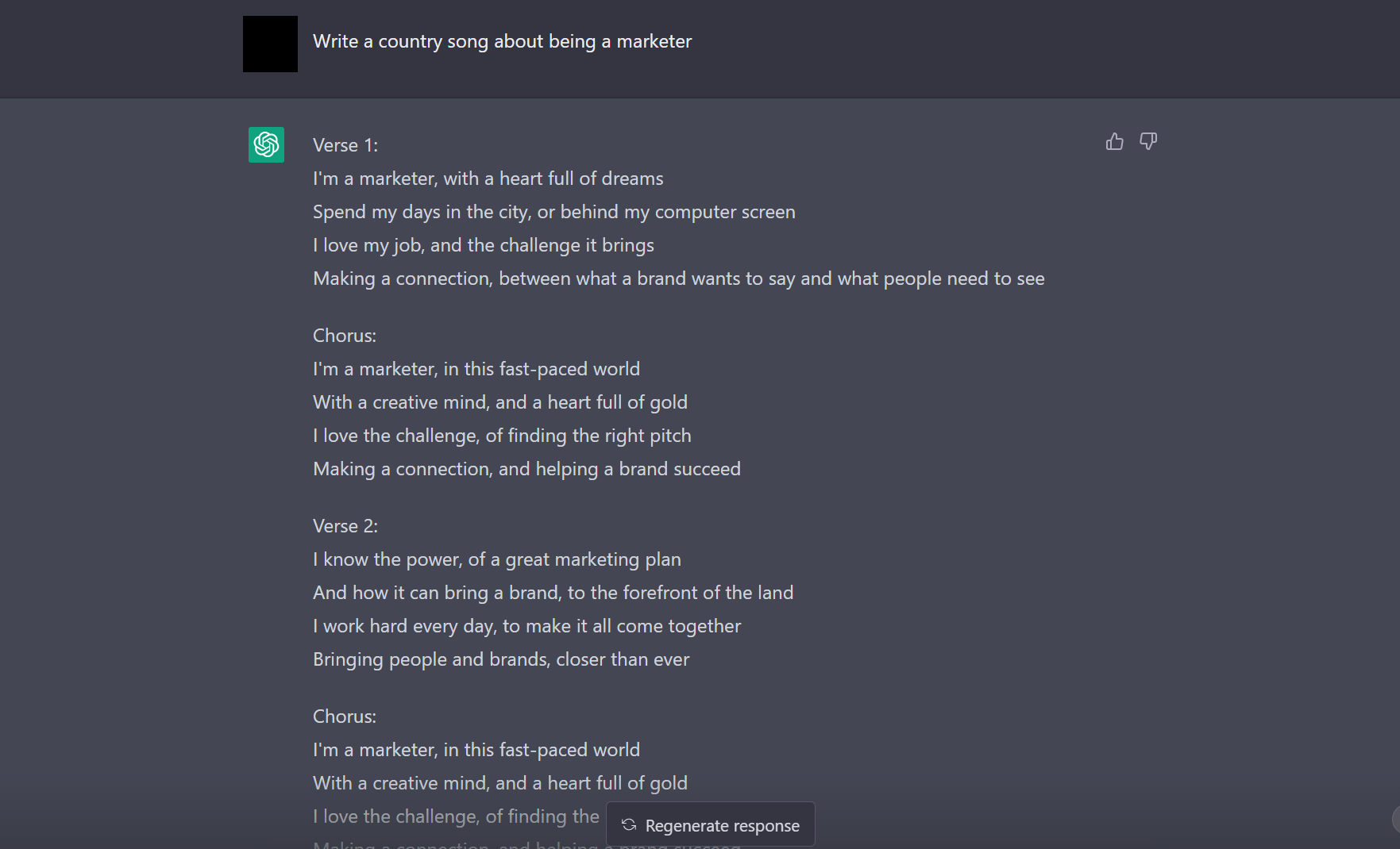 Poetry and Song Lyrics