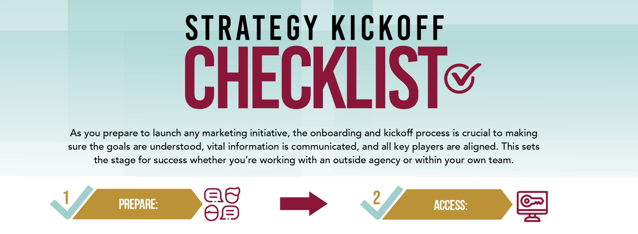 kickoff checklist