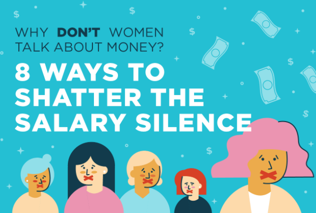 Graphic about ways to break the salary silence for women