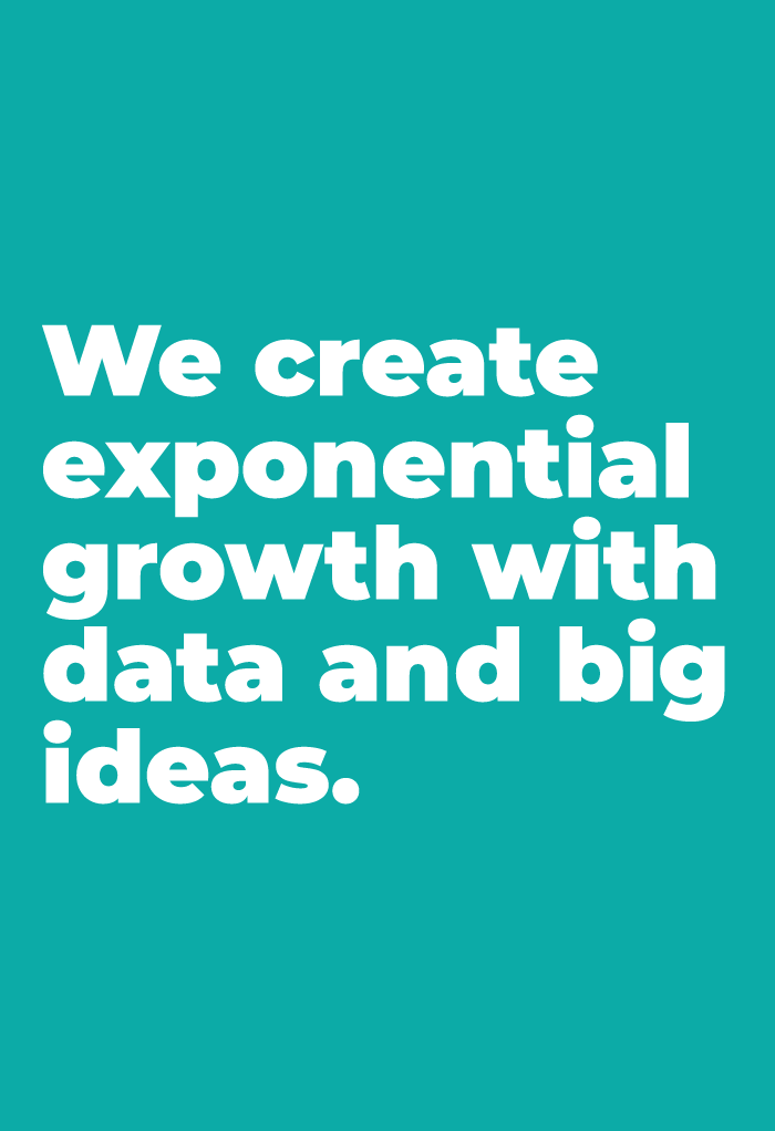 We create exponential growth